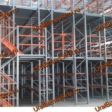 Мезонинный стеллаж 60м*32м 2 этажа 3840 м2 - uralbiznesstroi.ru – Казань