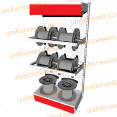 Торговый стеллаж для кабеля 1950*500*1000 12 катушек - uralbiznesstroi.ru – Казань