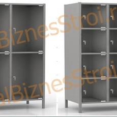  Шкаф сумочный разборный 300х500х1850 (ШхГхВ)  4-ячеечный S-0,8 мм - uralbiznesstroi.ru – Казань