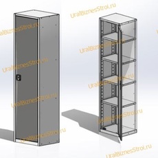 Шкаф архивный 1850*425*400 1-дверный - uralbiznesstroi.ru – Казань