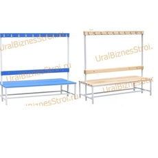 Скамья гардеробная 2стороння 450(1650)*700*2000 - uralbiznesstroi.ru – Казань