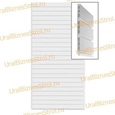 Экономпанель 1200*2400 РР пластик белая (вертикально) - uralbiznesstroi.ru – Казань