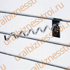 F 107 Кронштейн- змейка, 300 мм., хром - uralbiznesstroi.ru – Казань