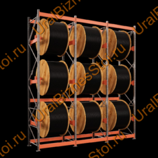 Прямые кабельные стеллажи на базе паллетных стеллажей - uralbiznesstroi.ru – Казань