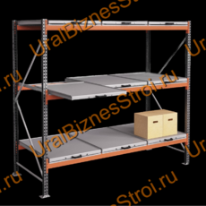 Стеллаж с выкатными платформами  2000*2700*1050 3 яруса 9 платформ - uralbiznesstroi.ru – Казань