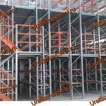 Мезонинный стеллаж 60м*32м 2 этажа 3840 м2 - uralbiznesstroi.ru – Казань