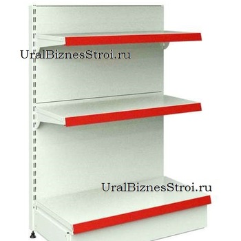 Торговый пристенный стеллаж 1450*300*900 3 полки - uralbiznesstroi.ru – Казань