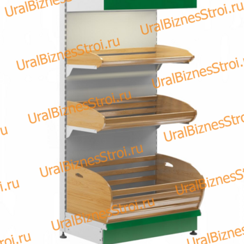 Торговый стеллаж для хлеба 1950*500*900 3 полки - uralbiznesstroi.ru – Казань