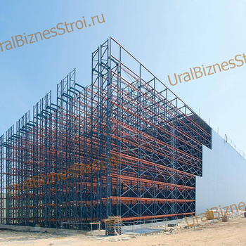 Самонесущий склад (Каркас) 35000*100000*15000мм 10 ярусов - uralbiznesstroi.ru – Казань