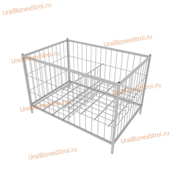 Корзина экспозиционная 1200х800х850(400) - uralbiznesstroi.ru – Казань