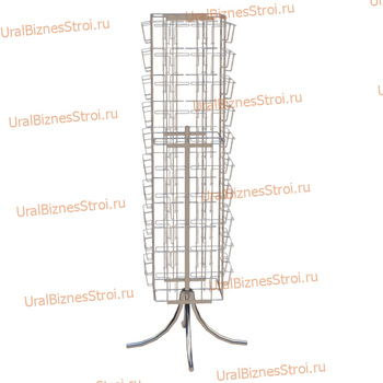 Стойка для открыток 4-х сторонняя, 80 ячеек, формат А5 - uralbiznesstroi.ru – Казань