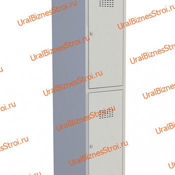 Шкаф гардеробный двухсекционный две двери (Основная секция)  1850*500*400 S-0,7мм - uralbiznesstroi.ru – Казань