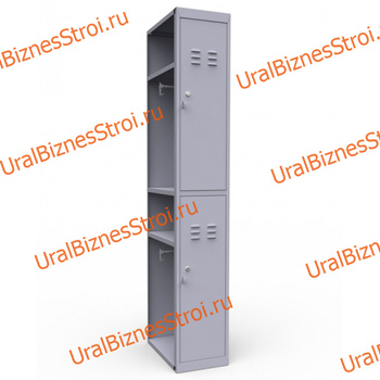 Шкаф гардеробный двухсекционный две двери (Дополнительная секция)  1850*500*300 S-0,7мм - uralbiznesstroi.ru – Казань