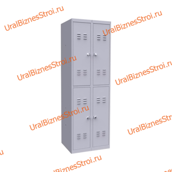 Шкаф гардеробный 4 секционный 4 двери 1850*500*600 S-0,8мм - uralbiznesstroi.ru – Казань