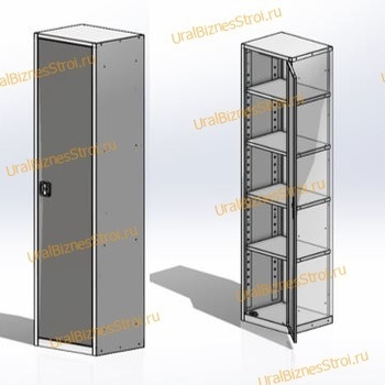Шкаф архивный 1850*425*400 1-дверный - uralbiznesstroi.ru – Казань