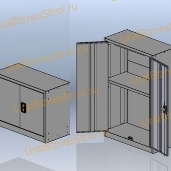 Антресоль для шкафа архивного 925*850*400 2-дверный - uralbiznesstroi.ru – Казань