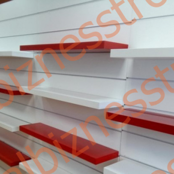 Полка ЛДСП/600*200/(красная) - uralbiznesstroi.ru – Казань