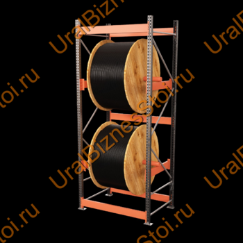 Стеллаж для кабельных барабанов 3400*1500*1050 мм на 2 барабана - uralbiznesstroi.ru – Казань